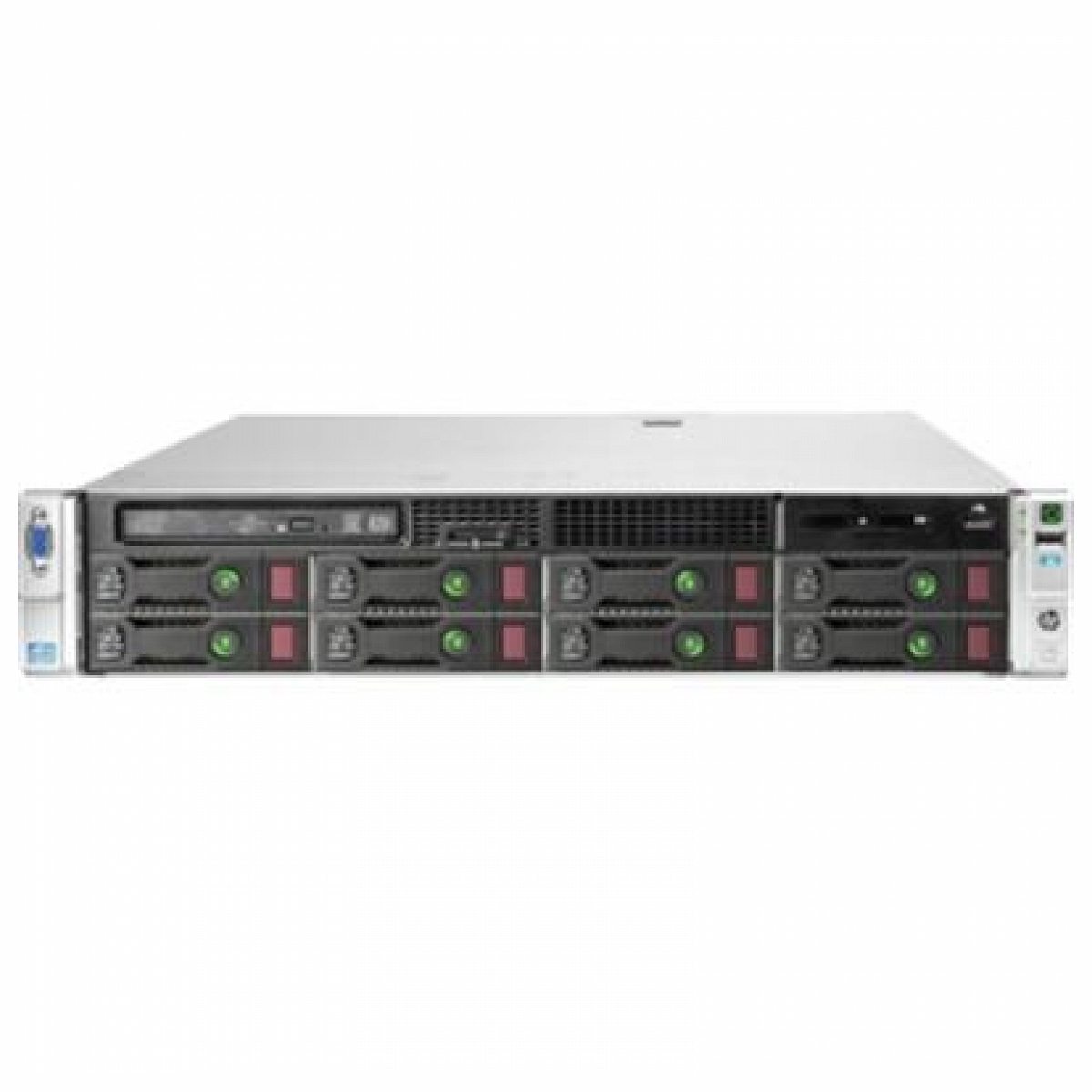 HPE 670857-S01 HP ProLiant DL380p Gen8 E5-2609 2.40GHz 4-core 1P 8GB-R P420