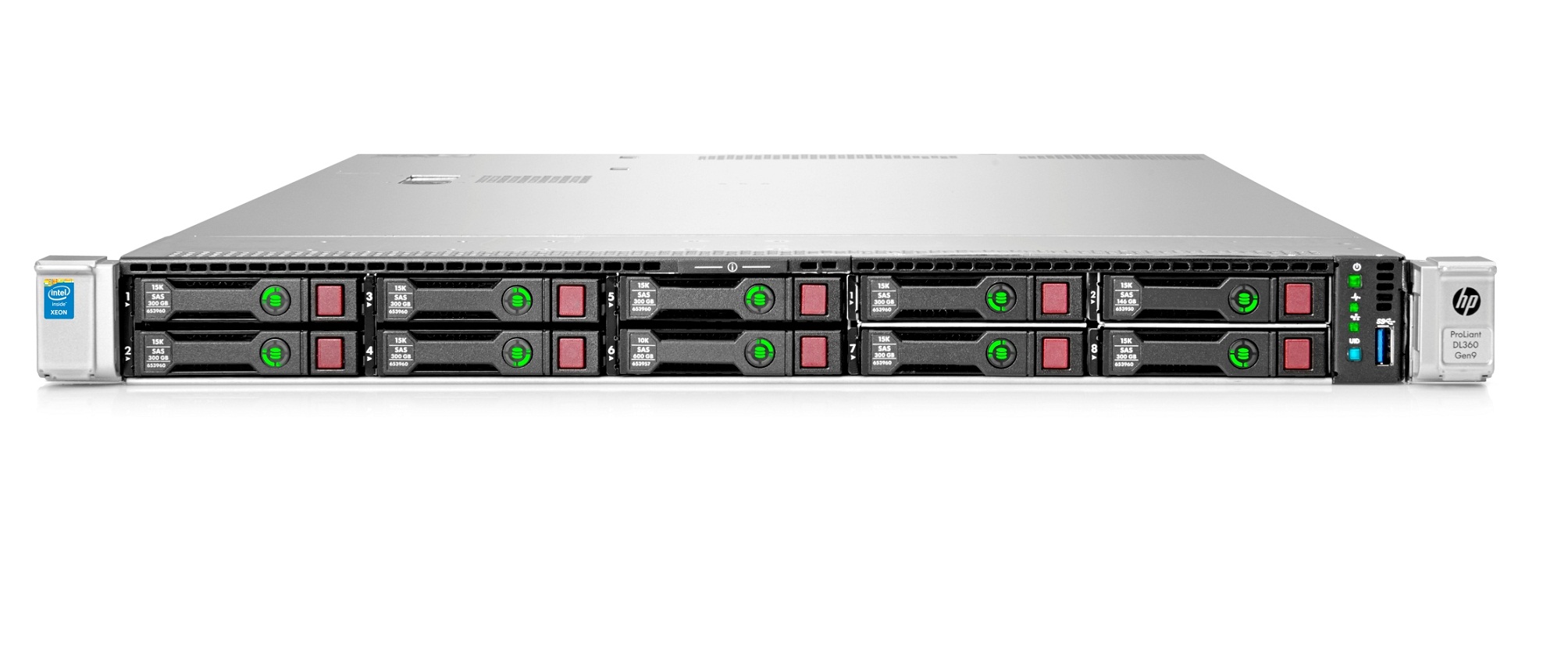 HPE 784657-S01 HP ProLiant DL360 Gen9 E5-2680v3 2.5GHz 12-core 2P 64GB-R P4